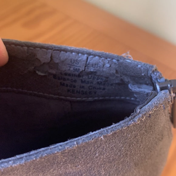 Grey Leather Sam Edelman boots. - Picture 4 of 4